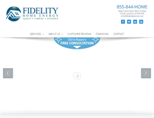 Tablet Screenshot of fidelityhome.net